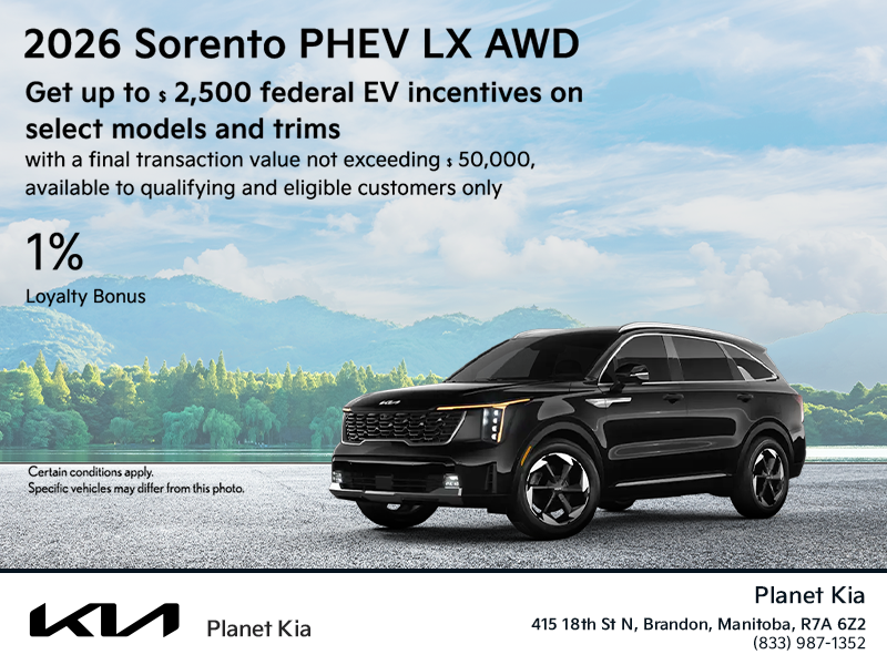 Get the 2026 Kia Sorento PHEV!