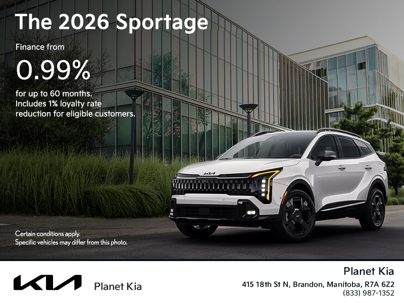 Get the 2026 Kia Sportage!