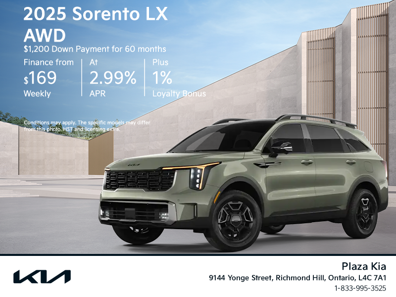 Get the 2025 Kia Sorento!