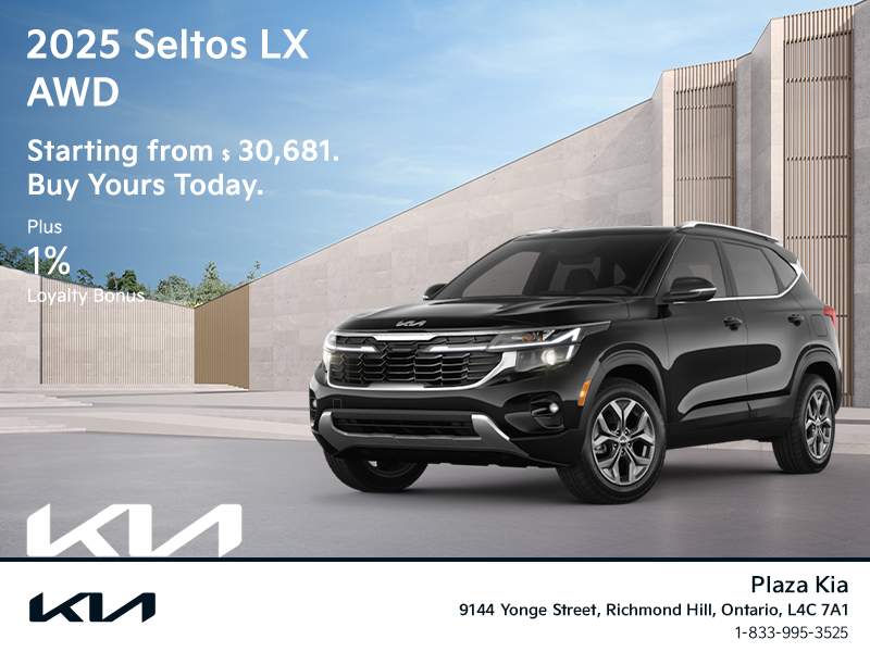 Get the 2025 Kia Seltos!