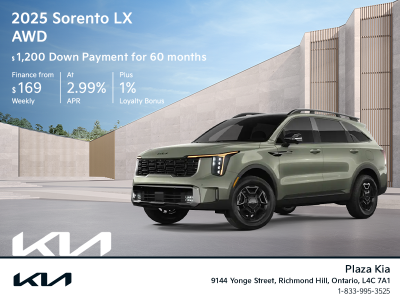 Get the 2025 Kia Sorento!