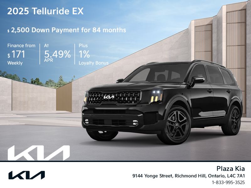 Get the 2025 Kia Telluride!