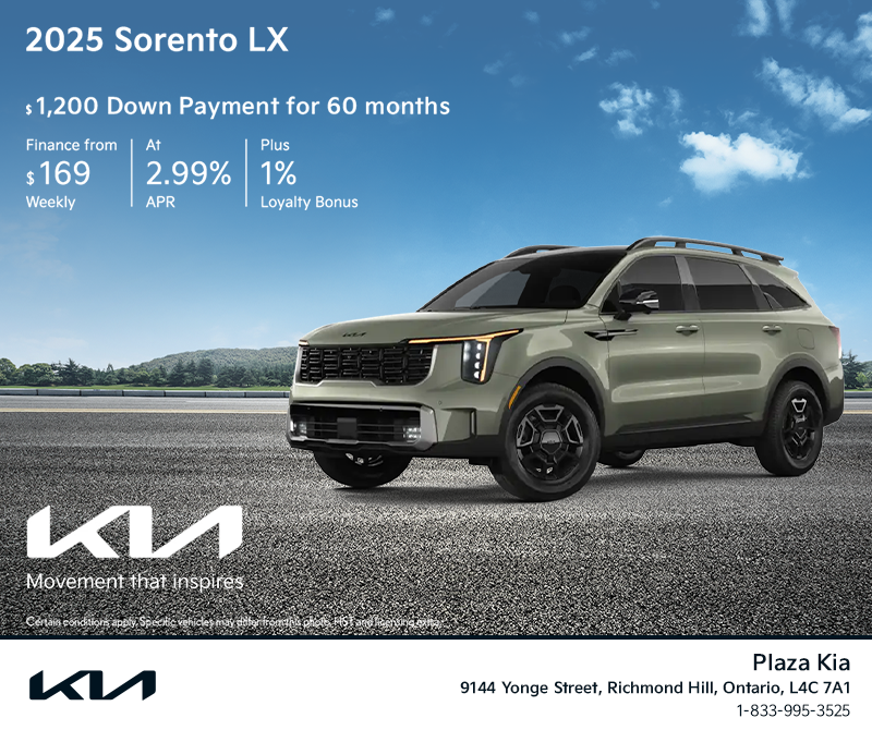 Get the 2025 Kia Sorento!