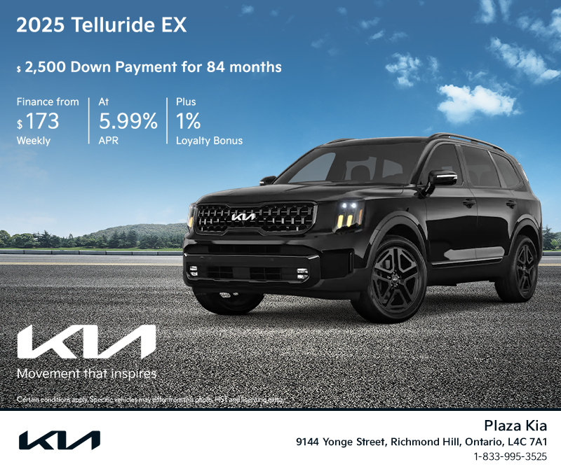 Get the 2025 Kia Telluride!