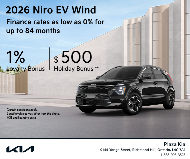 Get the 2026 Kia Niro EV!