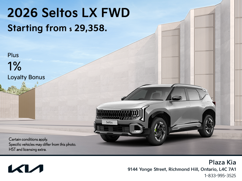 Get the 2026 Kia Seltos!