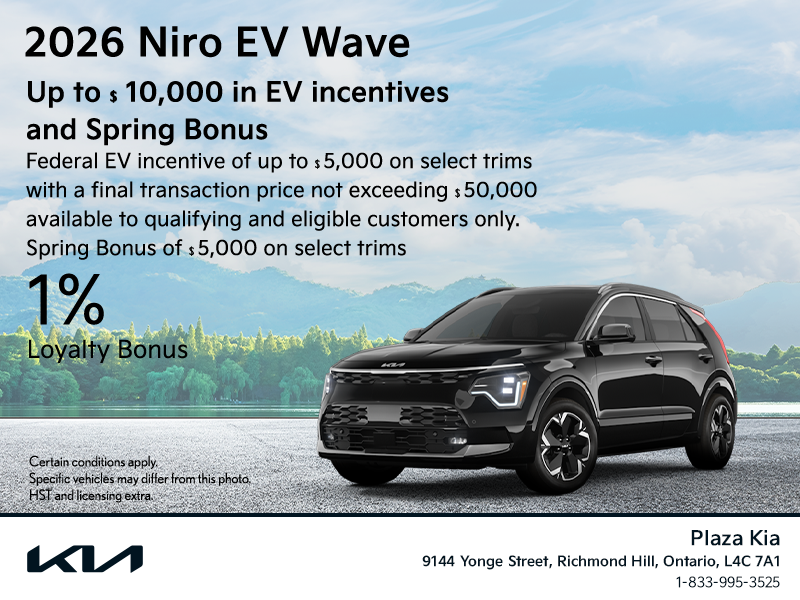 Get the 2026 Kia Niro EV!