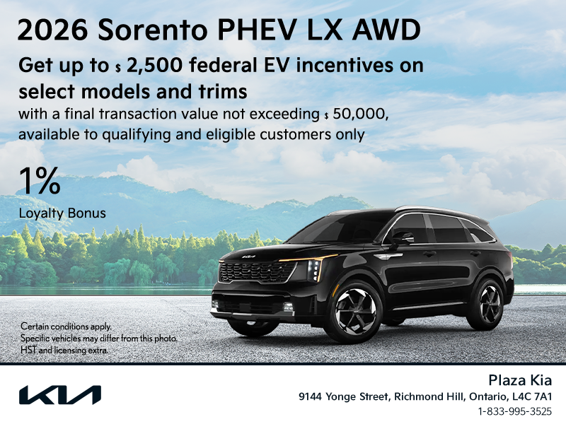 Get the 2026 Kia Sorento!