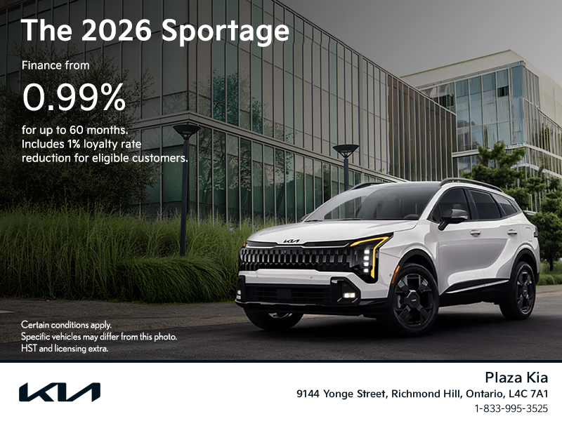 Get the 2026 Kia Sportage!