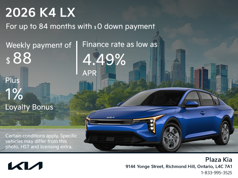2026 Kia K4