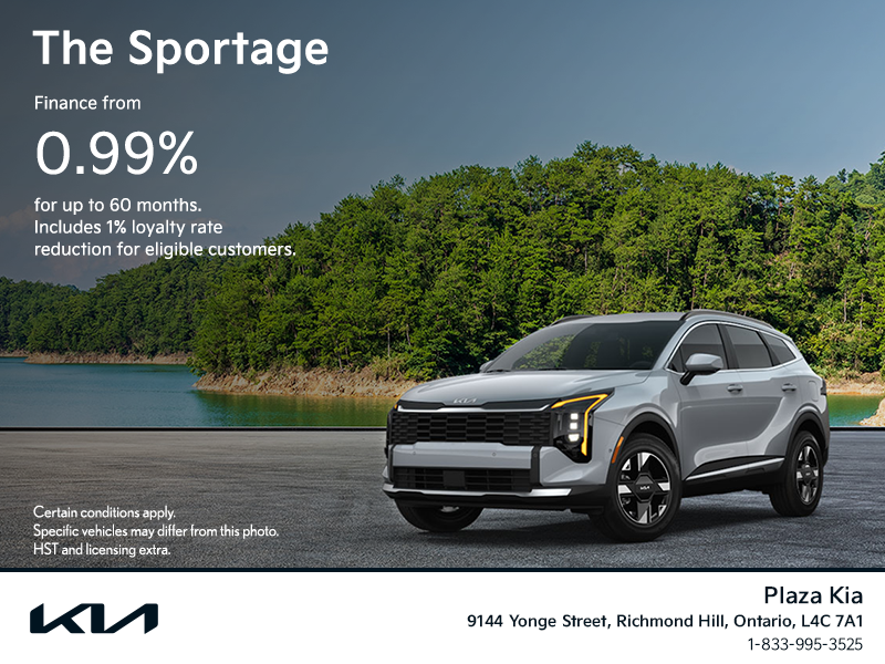 Get the 2026 Kia Sportage!
