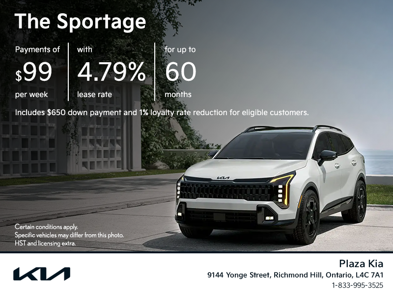 Get the 2026 Kia Sportage!