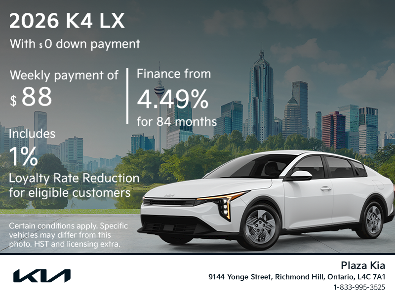 2026 Kia K4