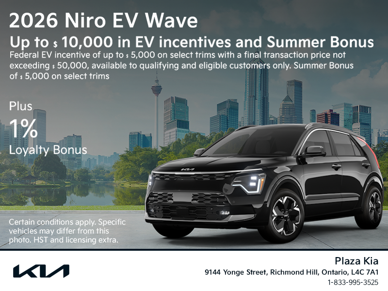 Get the 2026 Kia Niro EV!
