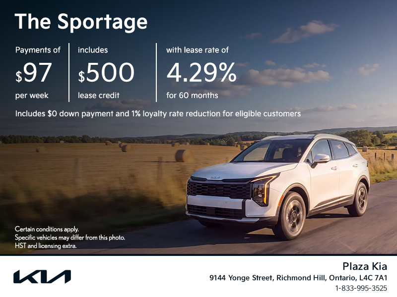 Get the 2026 Kia Sportage!