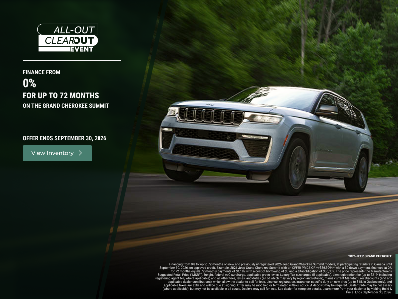 Jeep Monthly Event