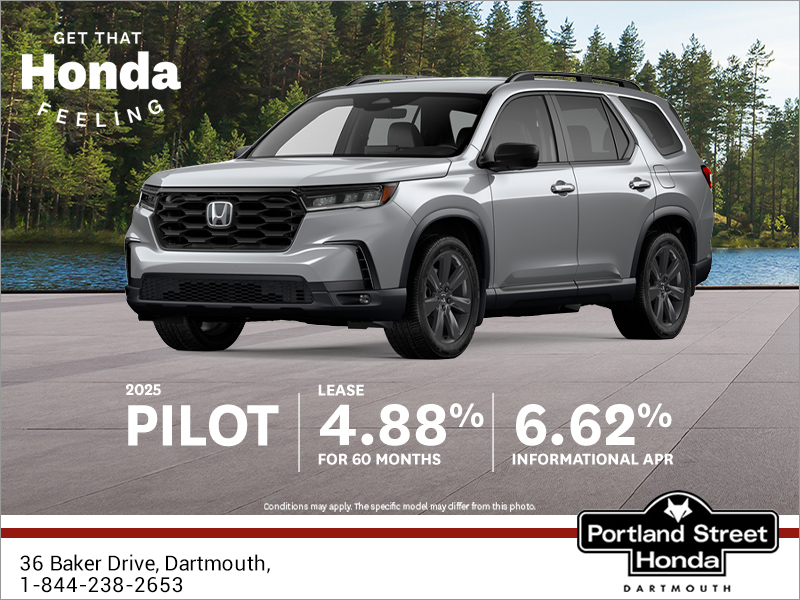 Get the 2025 Honda Pilot!