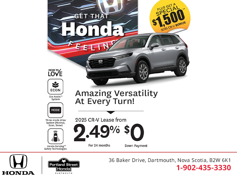 Get the 2025 Honda CR-V!