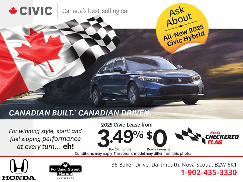 Get the 2025 Honda Civic!