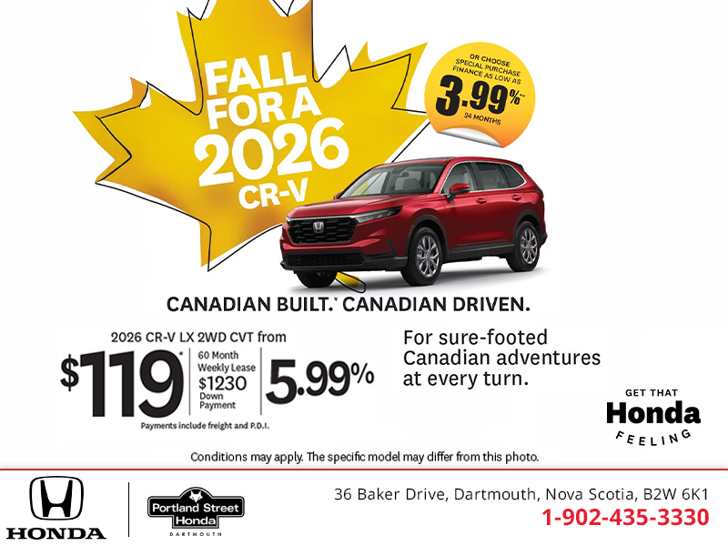 Get the 2026 Honda CR-V!