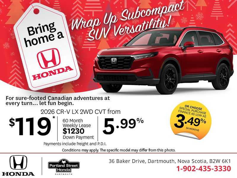 Get the 2026 Honda CR-V!