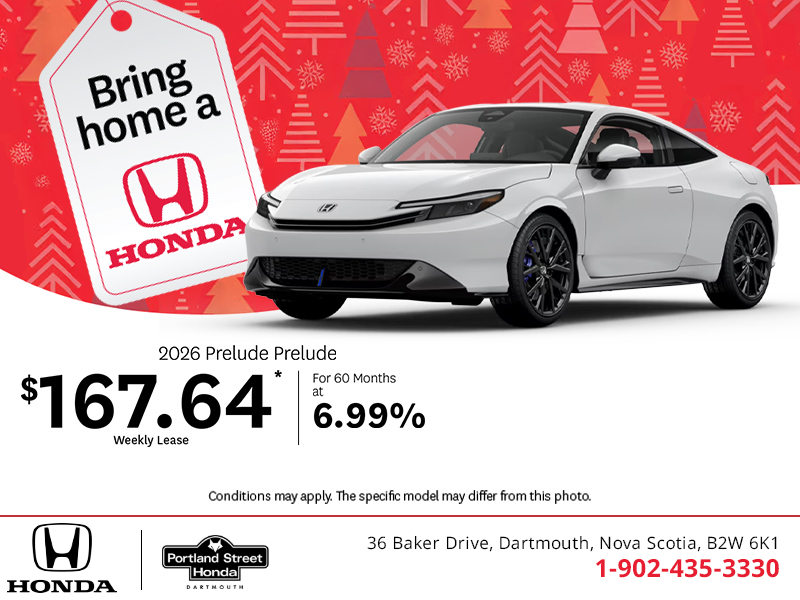 Get the 2026 Honda Prelude!