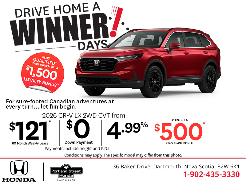 Get the 2026 Honda CR-V!