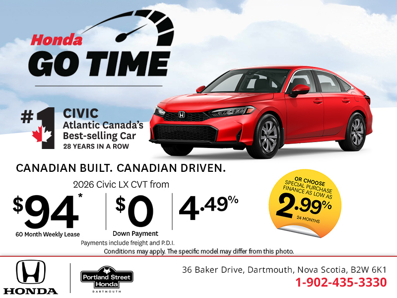 Get the 2026 Honda Civic!