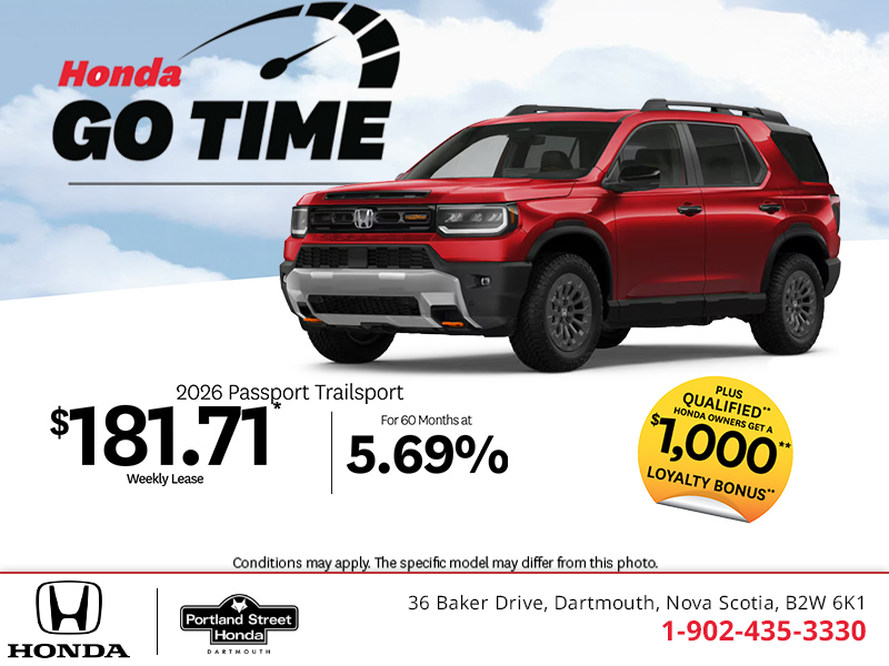 Get the 2026 Honda Passport!