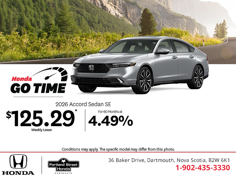 Get the 2026 Honda Accord!