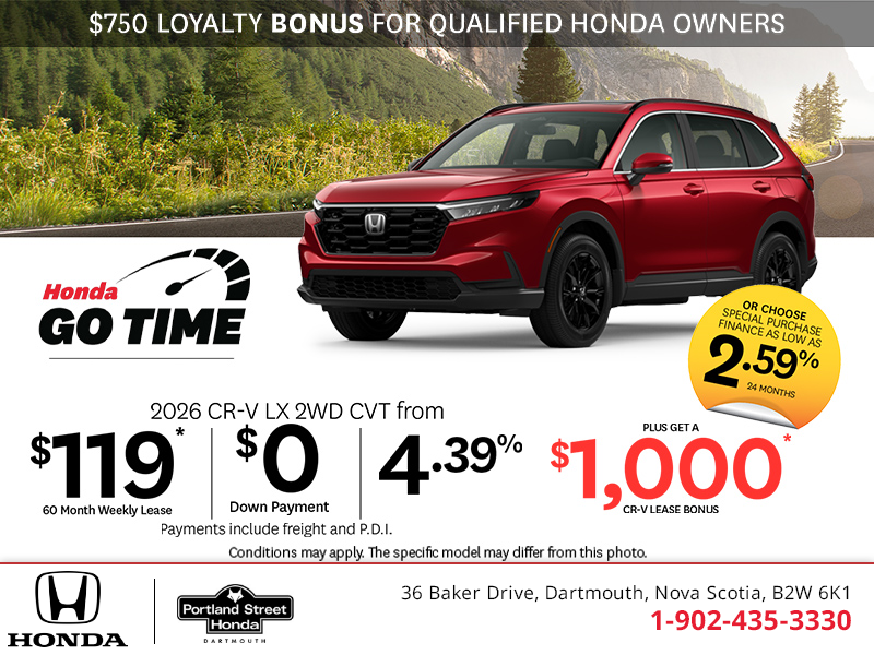 Get the 2026 Honda CR-V!