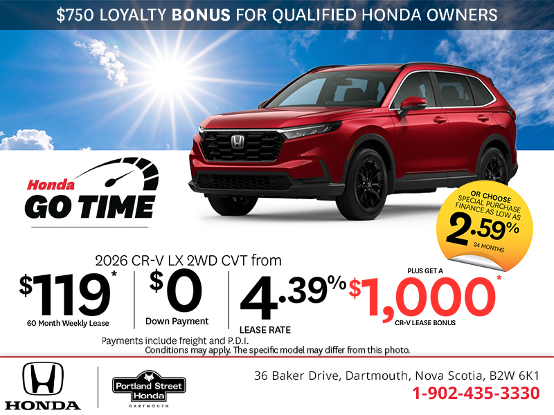 Get the 2026 Honda CR-V!
