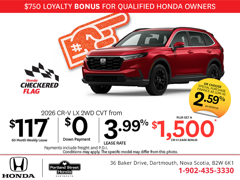 Get the 2026 Honda CR-V!