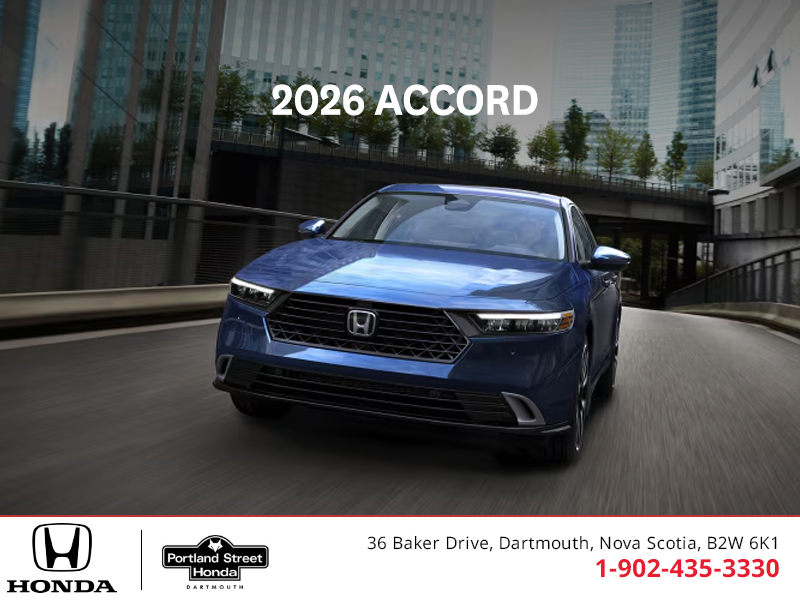 Get the 2026 Honda Accord!
