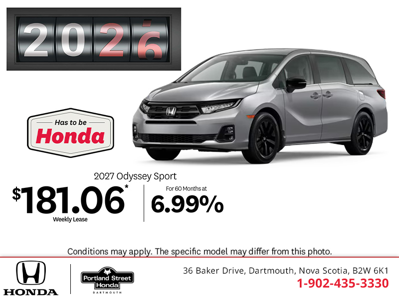 2027 Honda Odyssey