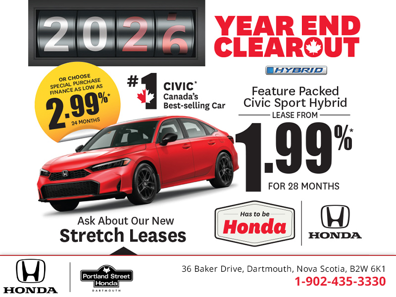 Get the 2026 Honda Civic Sport Hybrid!