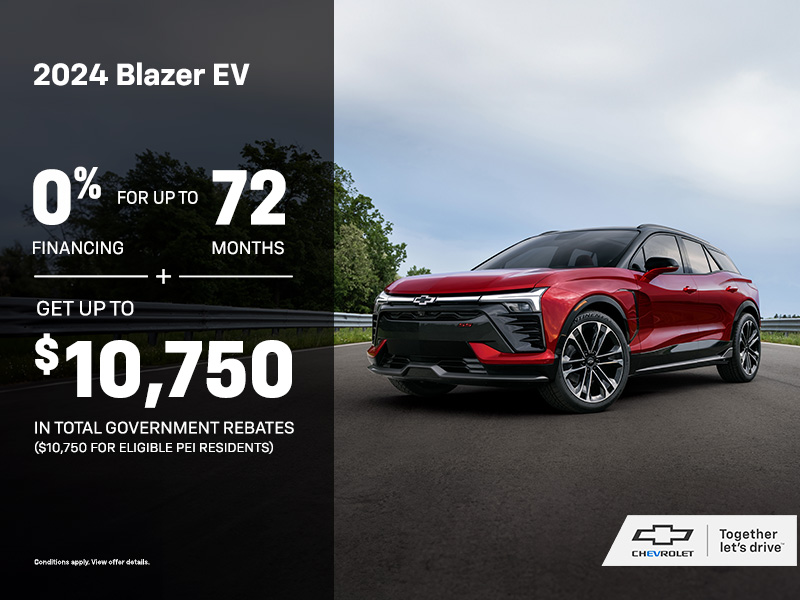 Pye Chevrolet Buick GMC Limited Get the 2024 Chevrolet Blazer EV