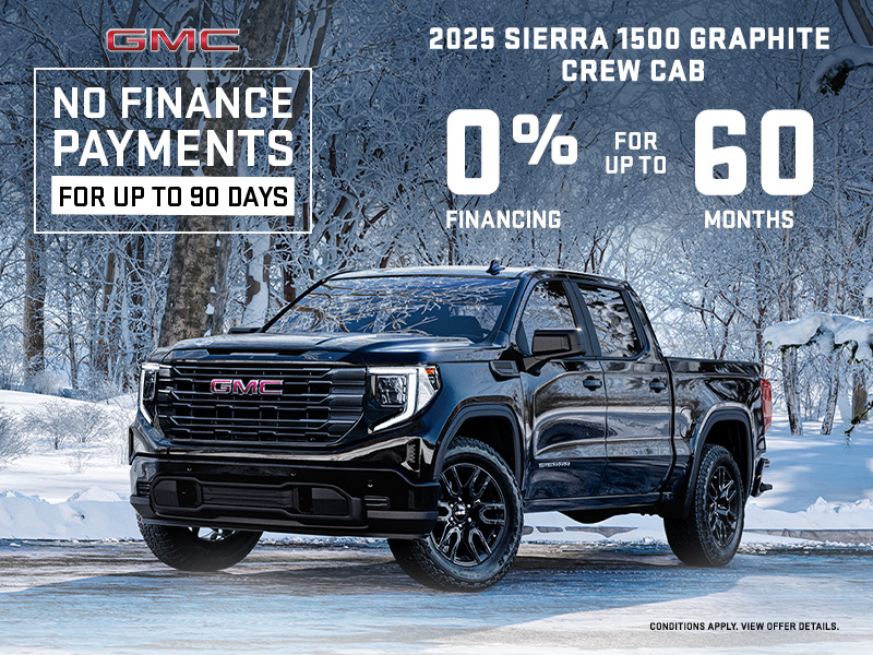 The 2025 GMC Sierra 1500 Graphite Crew Cab