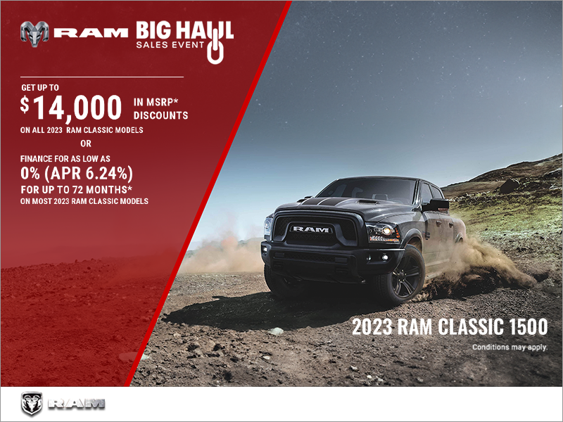 Get the 2023 RAM 1500 Classic