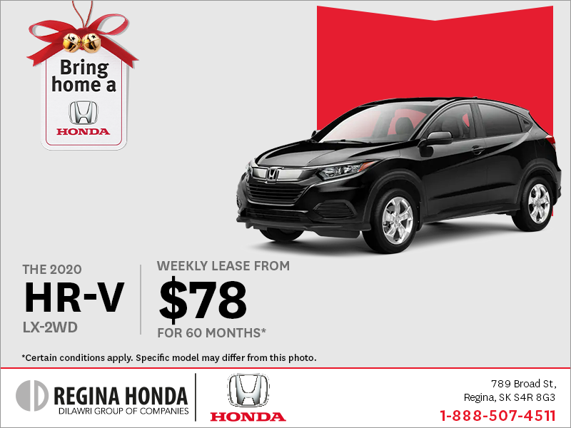 Lease the 2020 Honda HR-V Today!