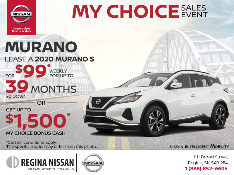 Get the 2020 Murano today!