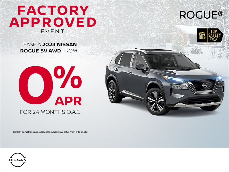 Get the 2023 Nissan Rogue Today!