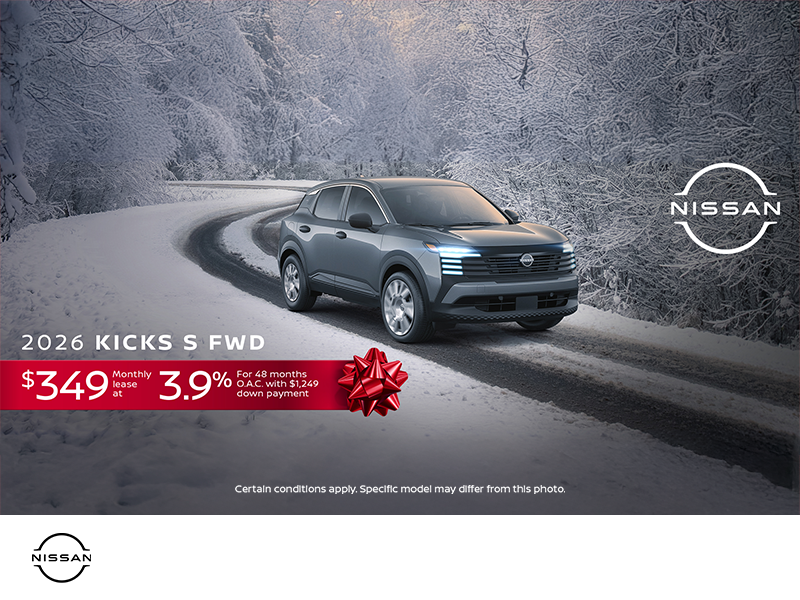 Get the 2026 Nissan Kicks Today!