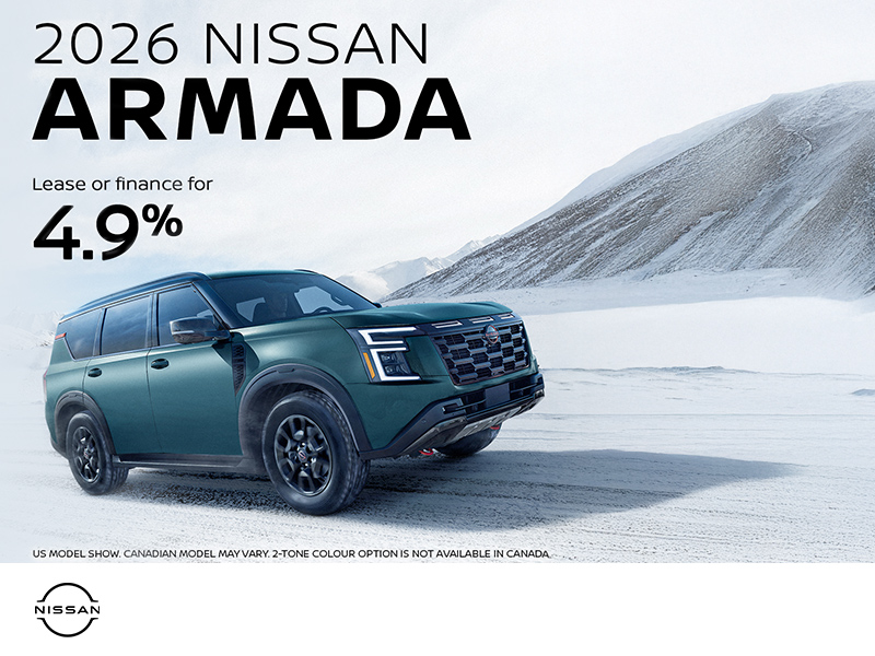 Get the 2026 Nissan Armada Today!