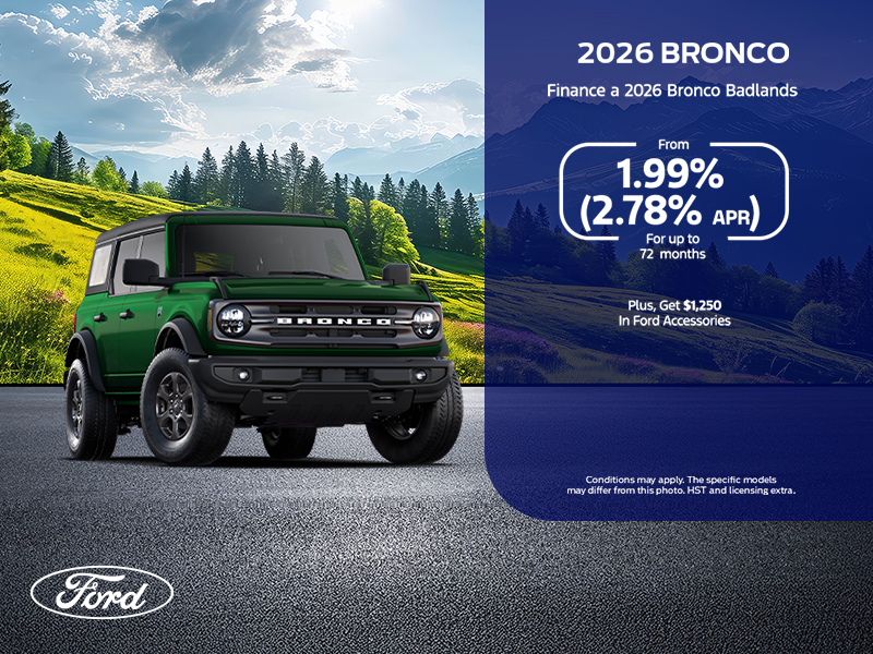 2026 Ford Bronco 4 doors