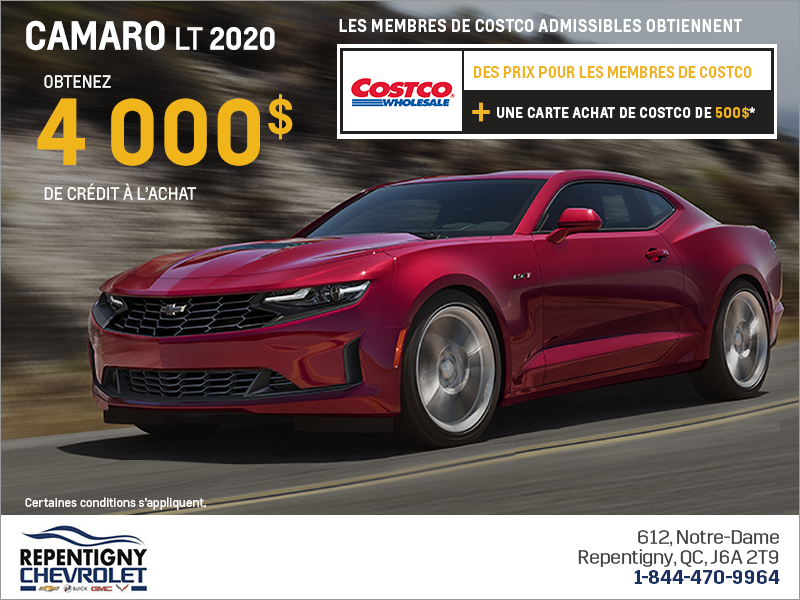 La Chevrolet Camaro 2020