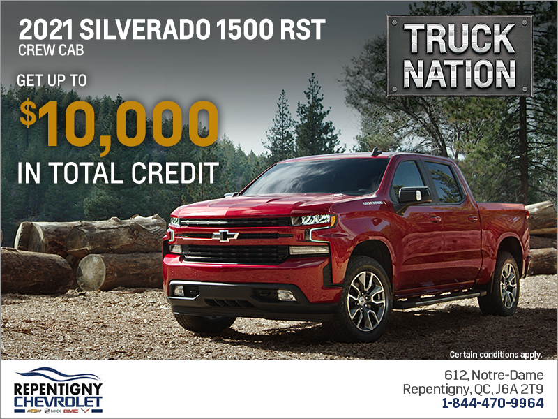 Get the 2021 Chevrolet Silverado