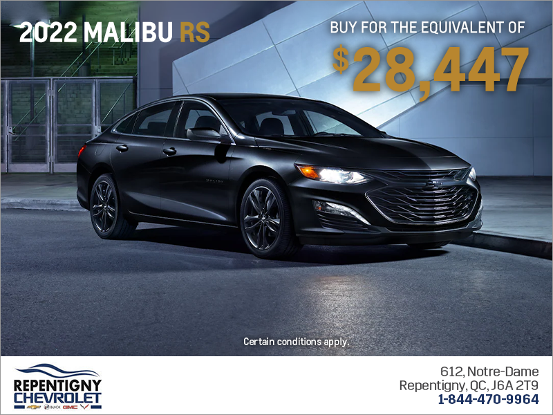 Get the 2022 Chevrolet Malibu