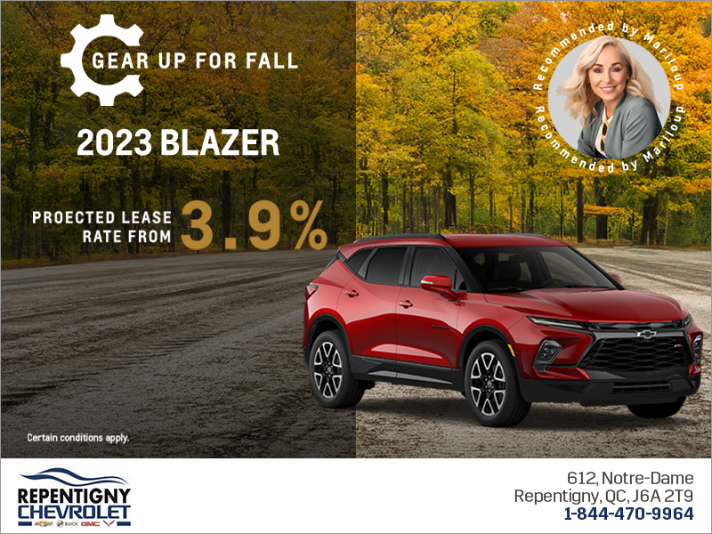 Get the 2023 Chevrolet Blazer