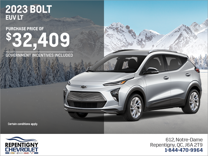 Get the 2023 Chevrolet Bolt EUV
